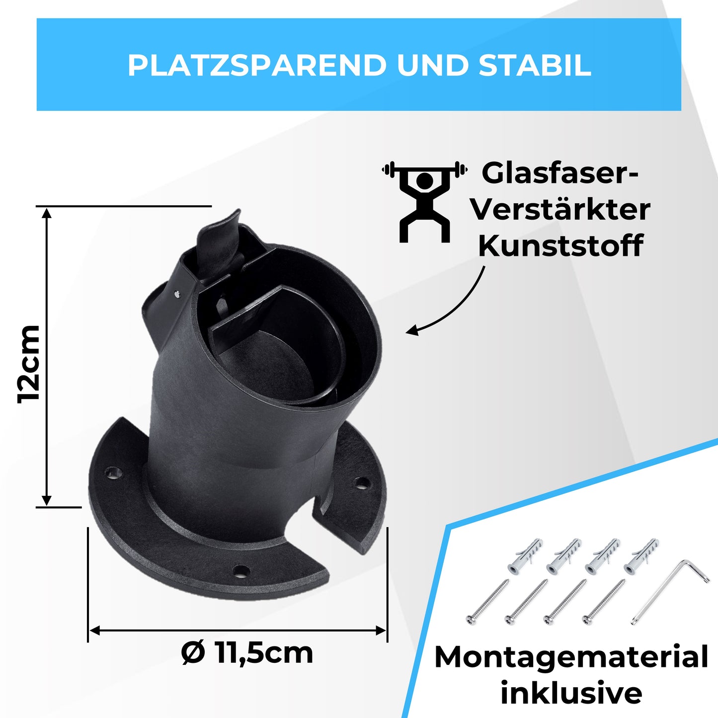 Ladekabel Typ 2 Wandhalterung