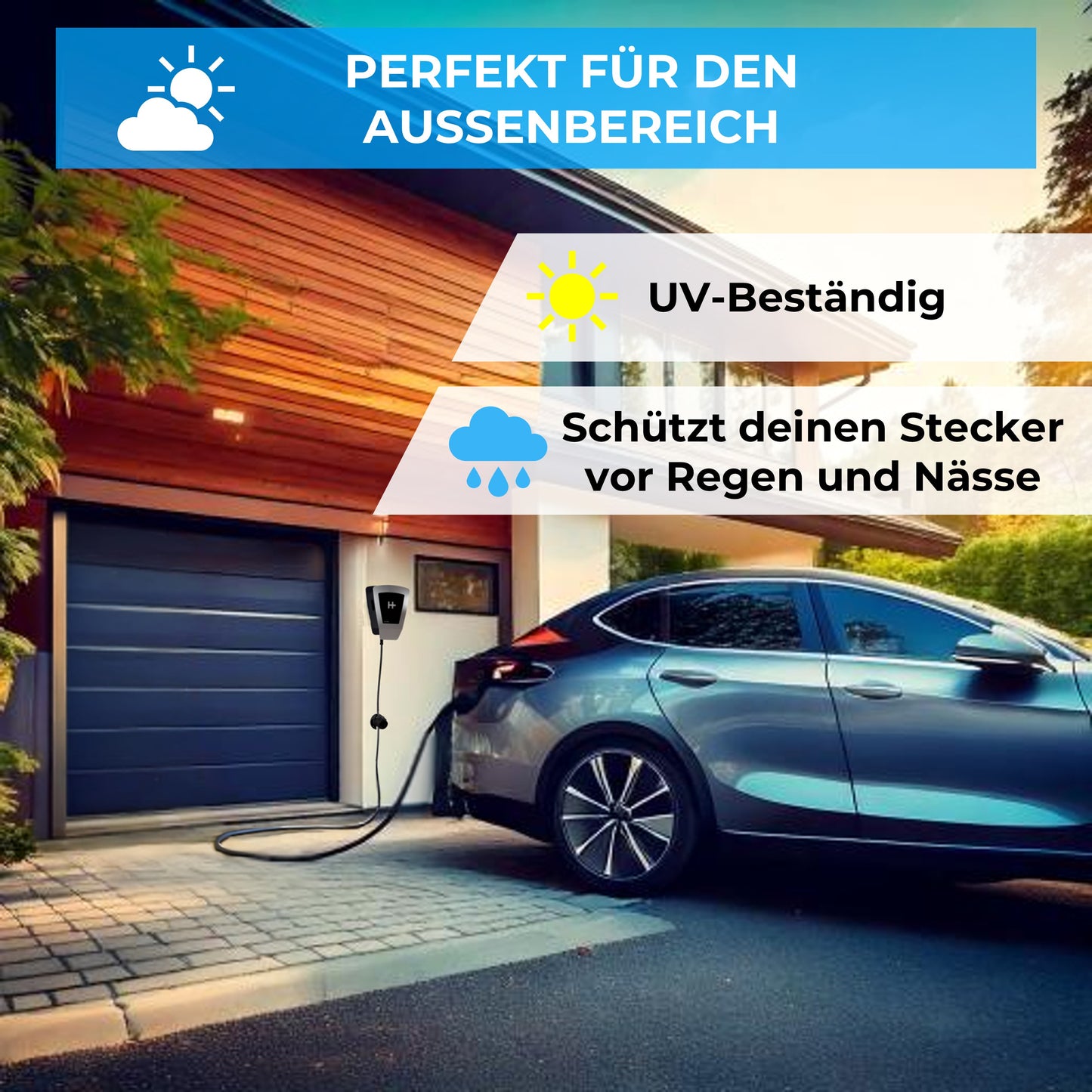 Ladekabel Typ 2 Wandhalterung