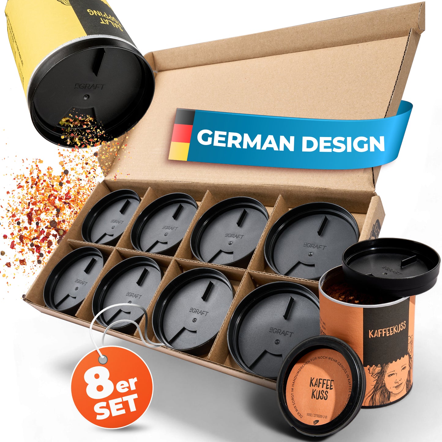 Aufsatz für Gewürzdosen - Passend für Just Spices