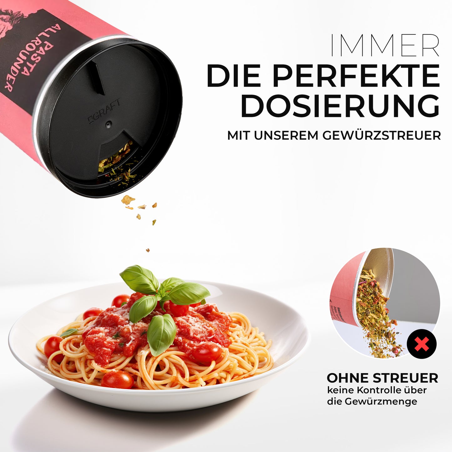 Aufsatz für Gewürzdosen - Passend für Just Spices