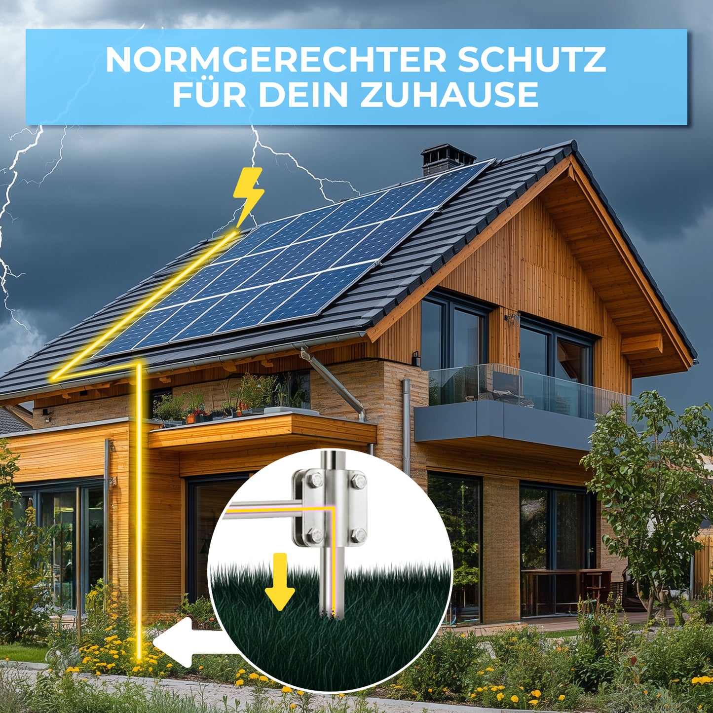 Tiefenerder Set aus V4A Edelstahl - 3 Meter