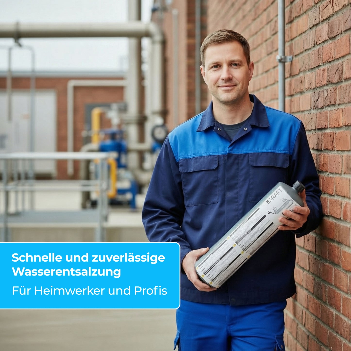 Vollentsalzungs-patrone nach VDI-Norm 2035