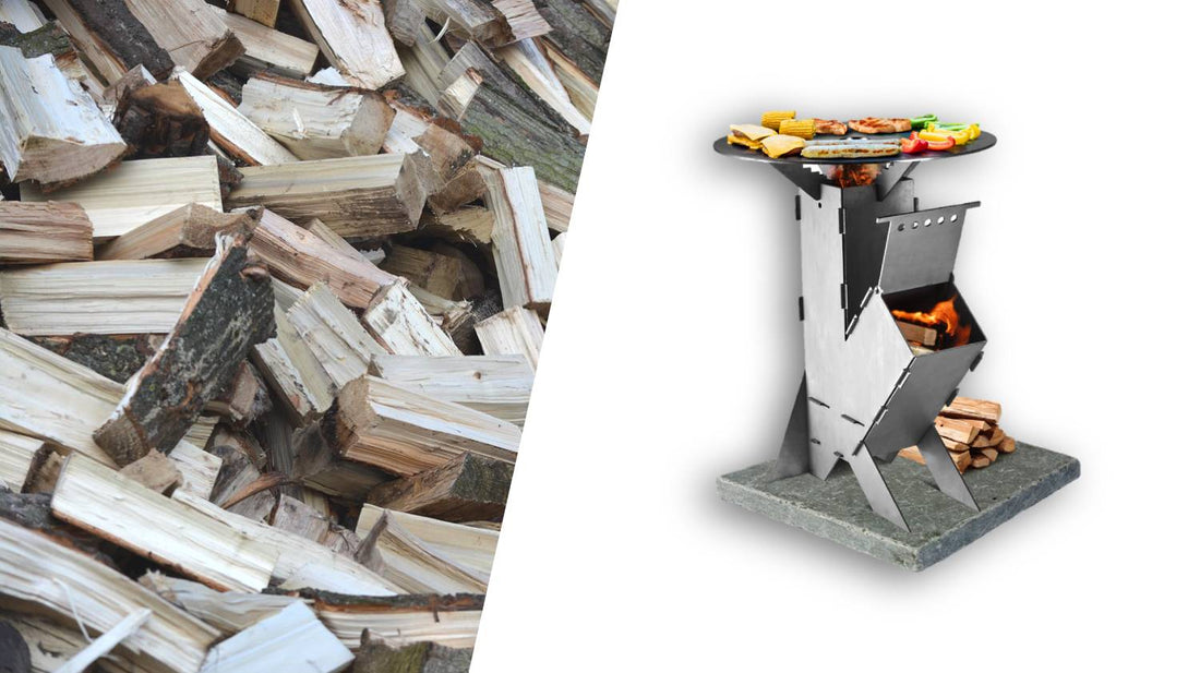 Raketenofen vorbereiten und anfeuern