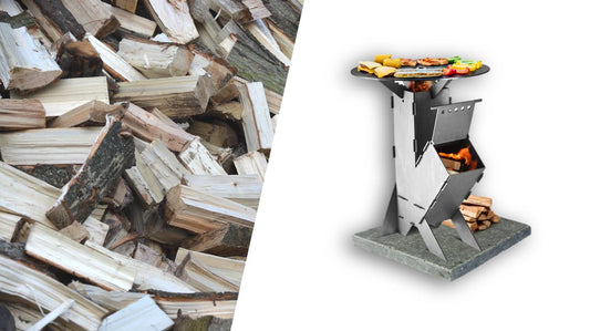 Raketenofen vorbereiten und anfeuern