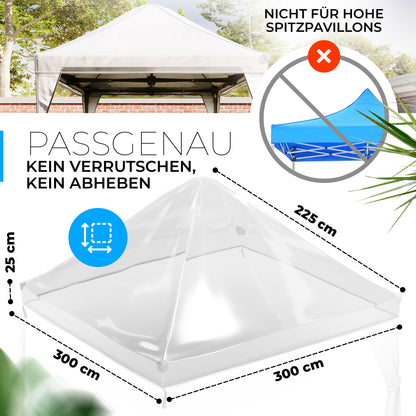 Pavillon Abdeckung - 3m x 3m x 0,75m