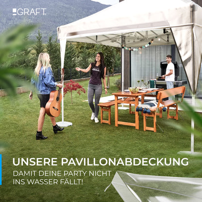 Pavillon Abdeckung - 3m x 3m x 0,5m