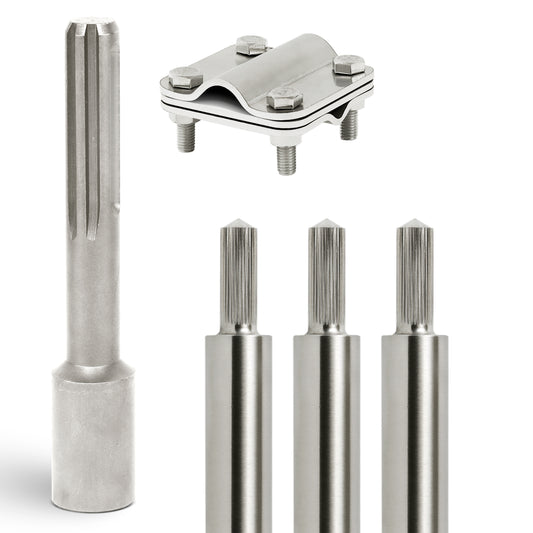 Tiefenerder Set aus V4A Edelstahl - 3 Meter