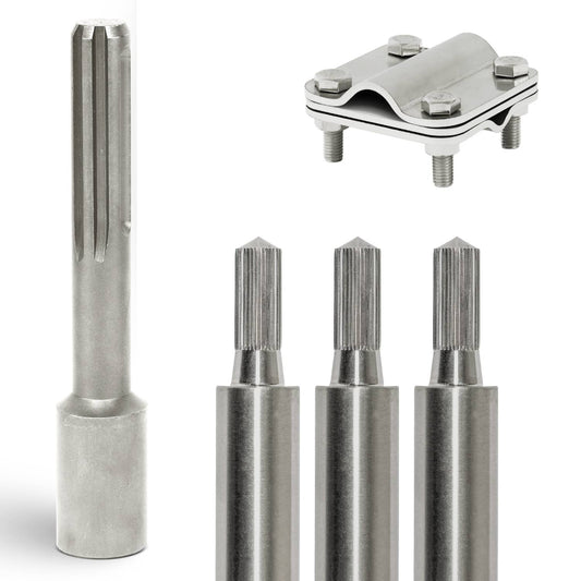 Tiefenerder Set aus V4A Edelstahl - 3 Meter