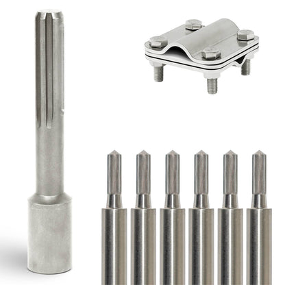 Tiefenerder Set aus V4A Edelstahl - 6 Meter