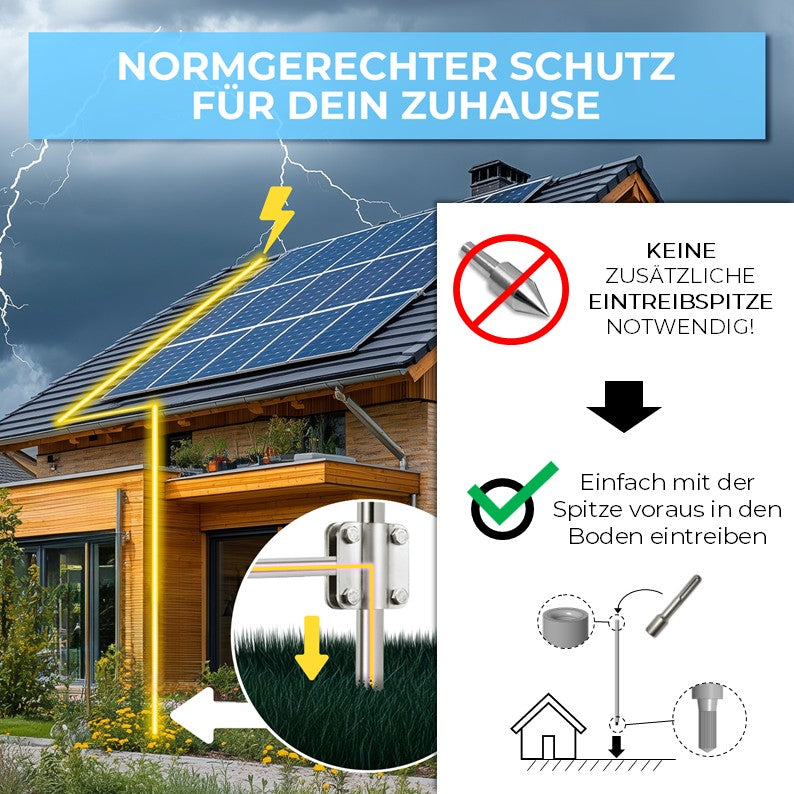 Tiefenerder Set aus V4A Edelstahl - 4 Meter