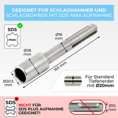 Tiefenerder Eintreiber SDS MAX