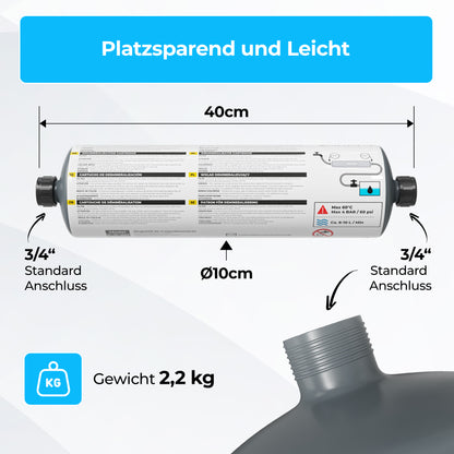 Vollentsalzungs-patrone nach VDI-Norm 2035