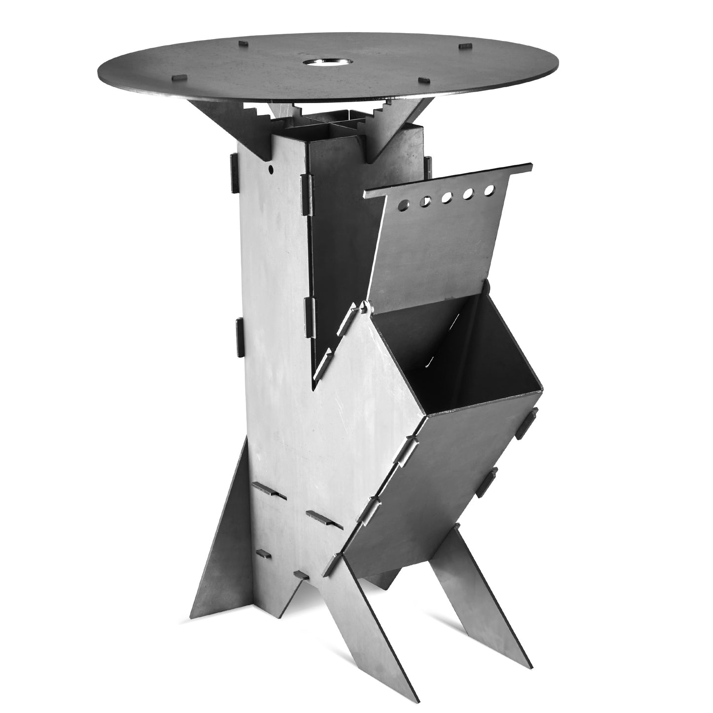Raketenofen inkl. Grillplatte