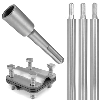Tiefenerder Set aus V4A Edelstahl - 3 Meter