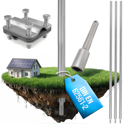 Tiefenerder Set aus V4A Edelstahl - 3 Meter