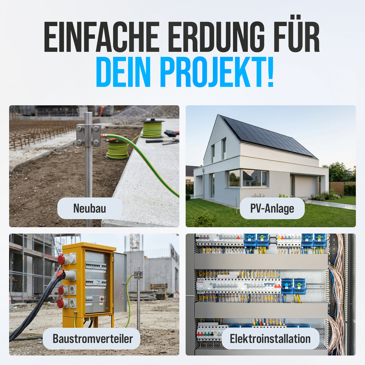 Tiefenerder Set aus V4A Edelstahl - 3 Meter